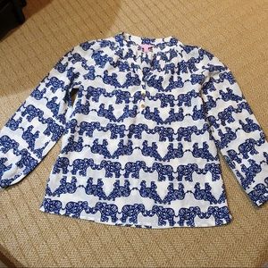 Lily Pulitzer Elephant Blouse